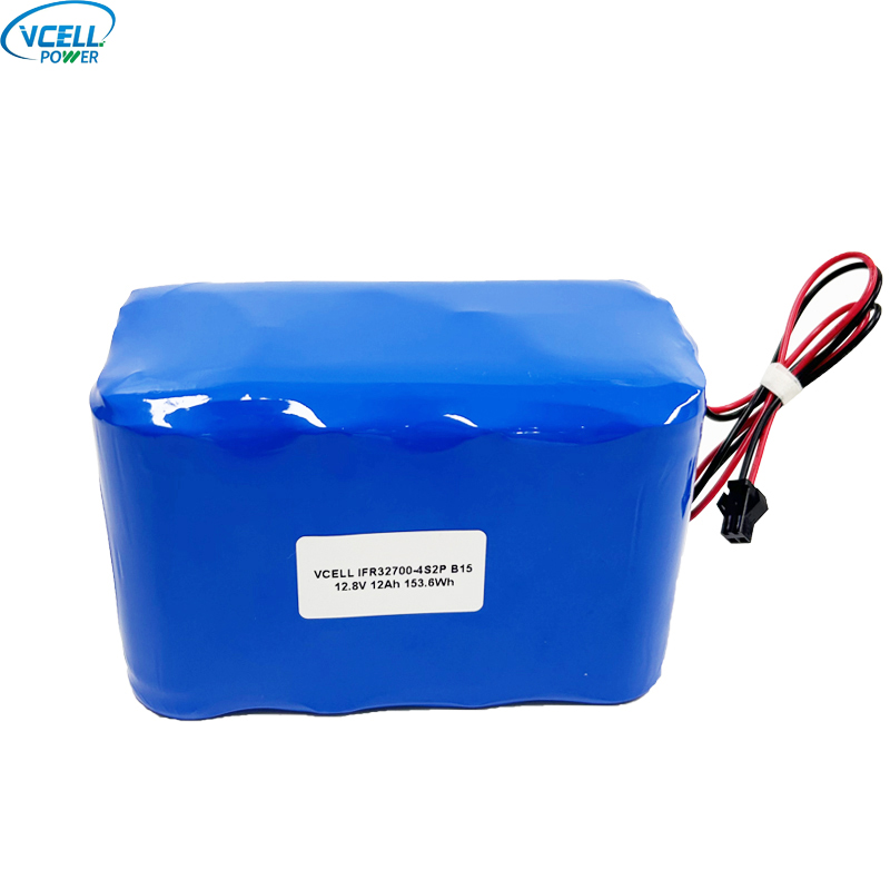 12.8V 12Ah রিচার্জেবল LiFePO4 ব্যাটারি