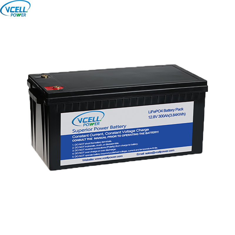 12.8V 300Ah LiFePO4 রিচার্জেবল ব্যাটারি