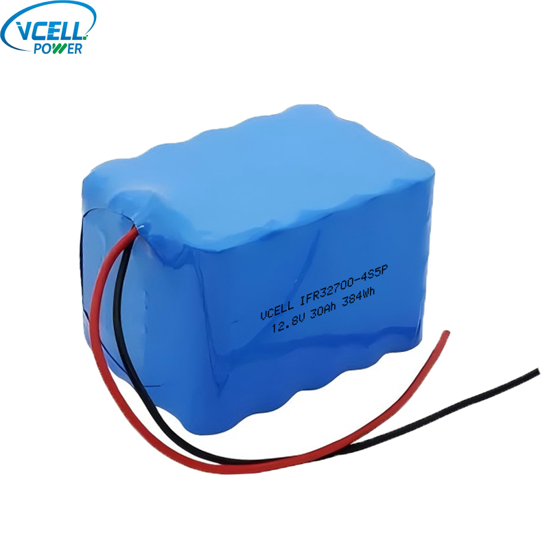 12.8V 30Ah রিচার্জেবল LiFePO4 ব্যাটারি