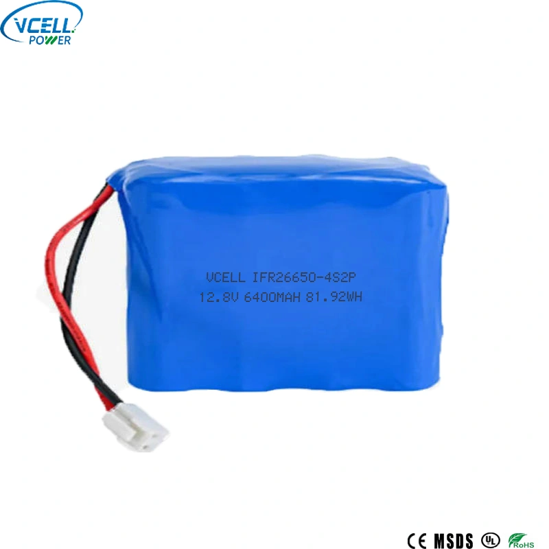 12.8V 6400mAh রিচার্জেবল LiFePO4 ব্যাটারি প্যাক