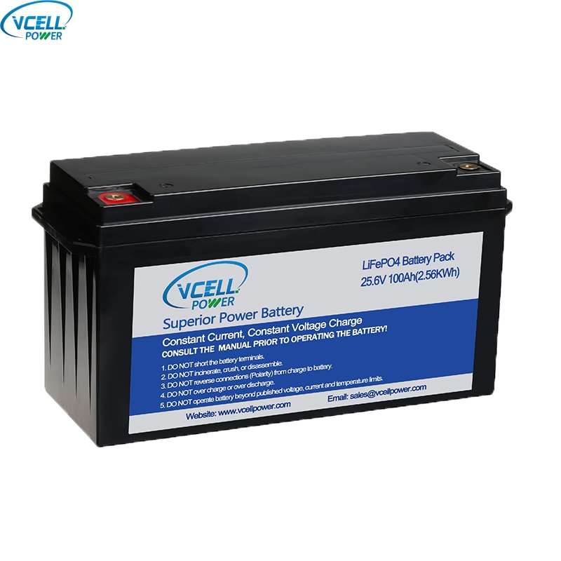 24V 100Ah ডিপ সাইকেল LiFePO4 ব্যাটারি