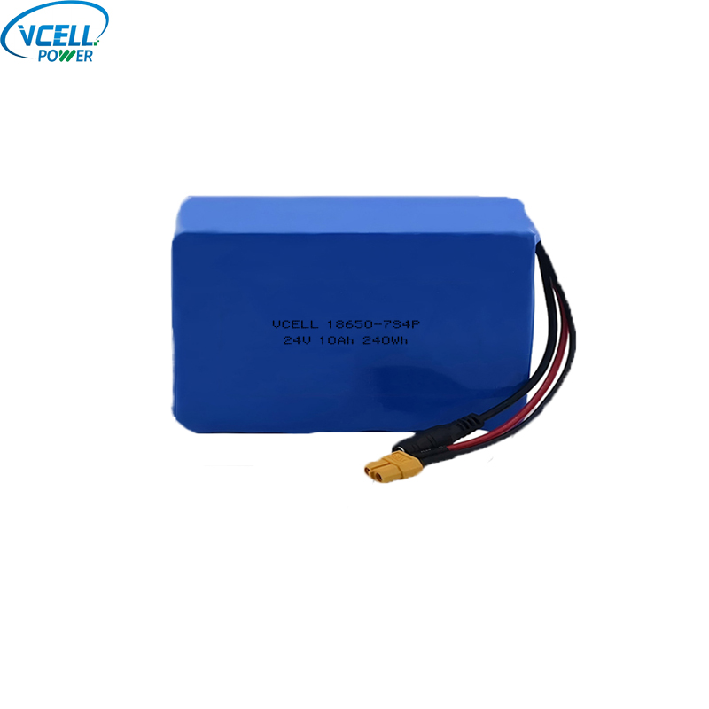 24V 10Ah লিথিয়াম আয়ন ব্যাটারি প্যাক