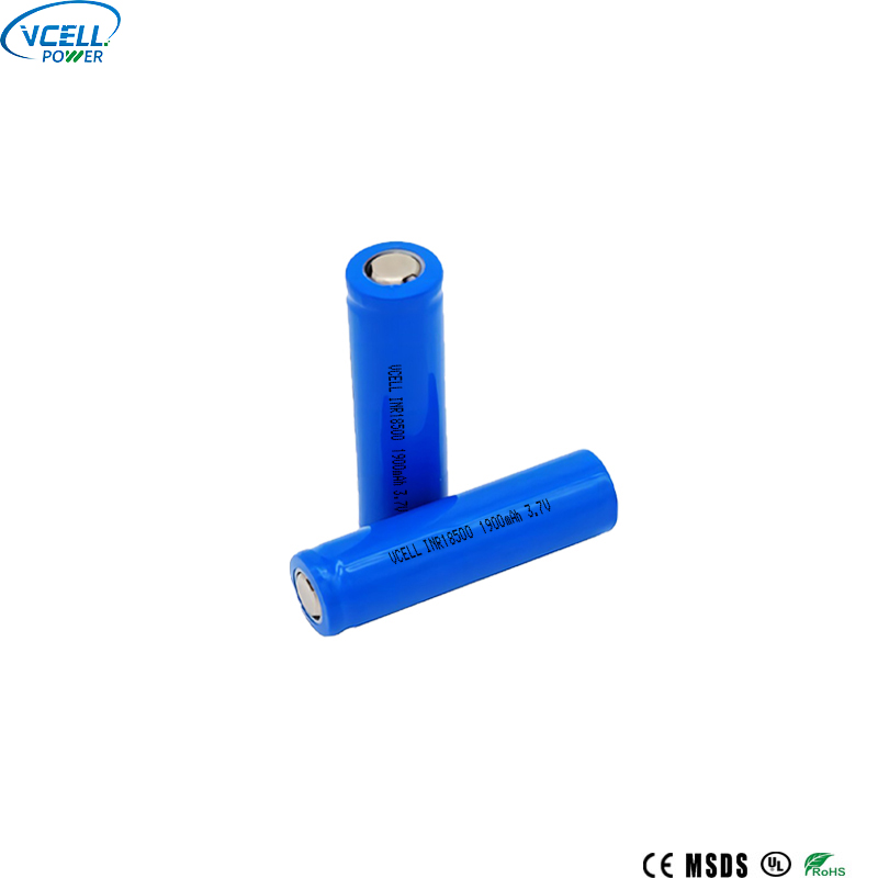3.7V 1900mAh INR18500 লিথিয়াম আয়ন ব্যাটারি