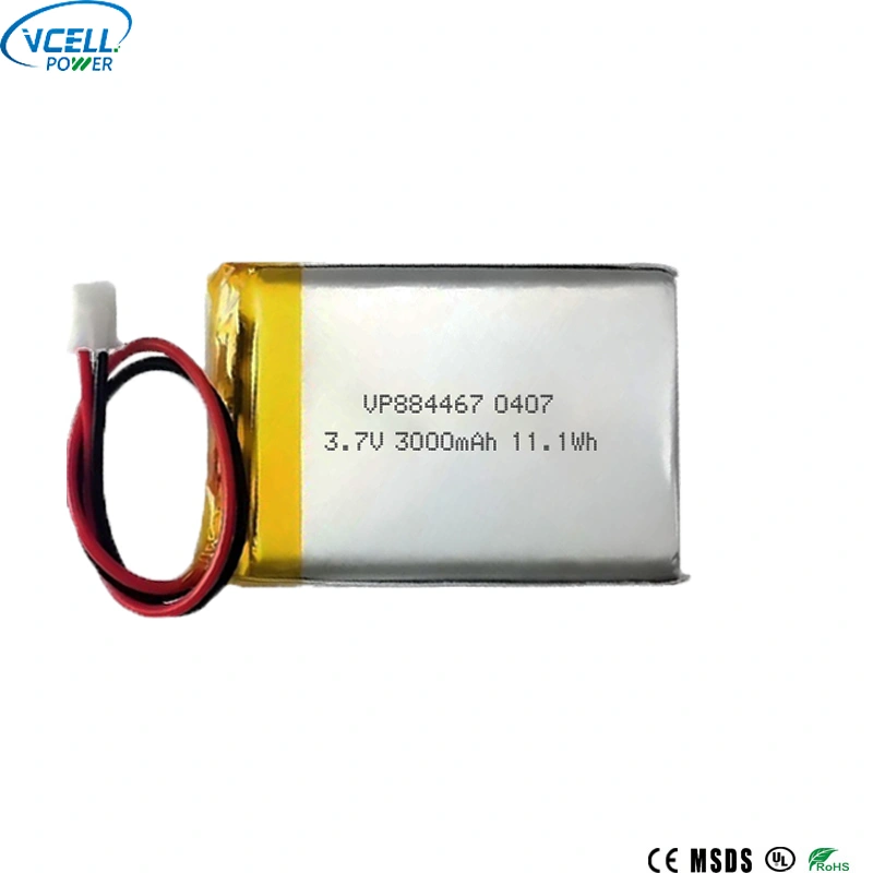 3000mah 3.7v 884467 LiPO রিচার্জেবল ব্যাটারি