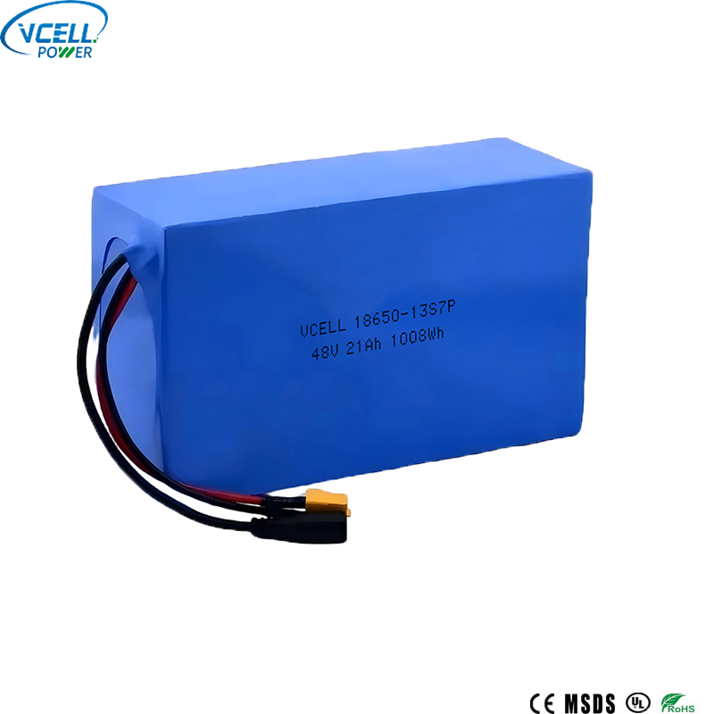 48V 21Ah 18650 রিচার্জেবল লিথিয়াম আয়ন ব্যাটারি