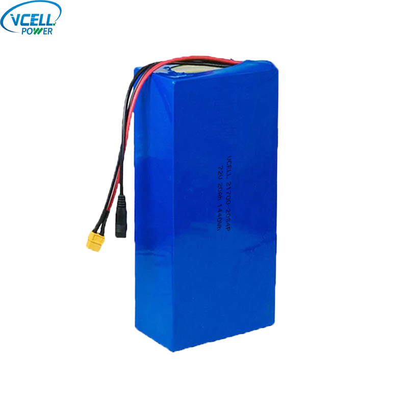 72V 20Ah ইবাইক লিথিয়াম আয়ন ব্যাটারি